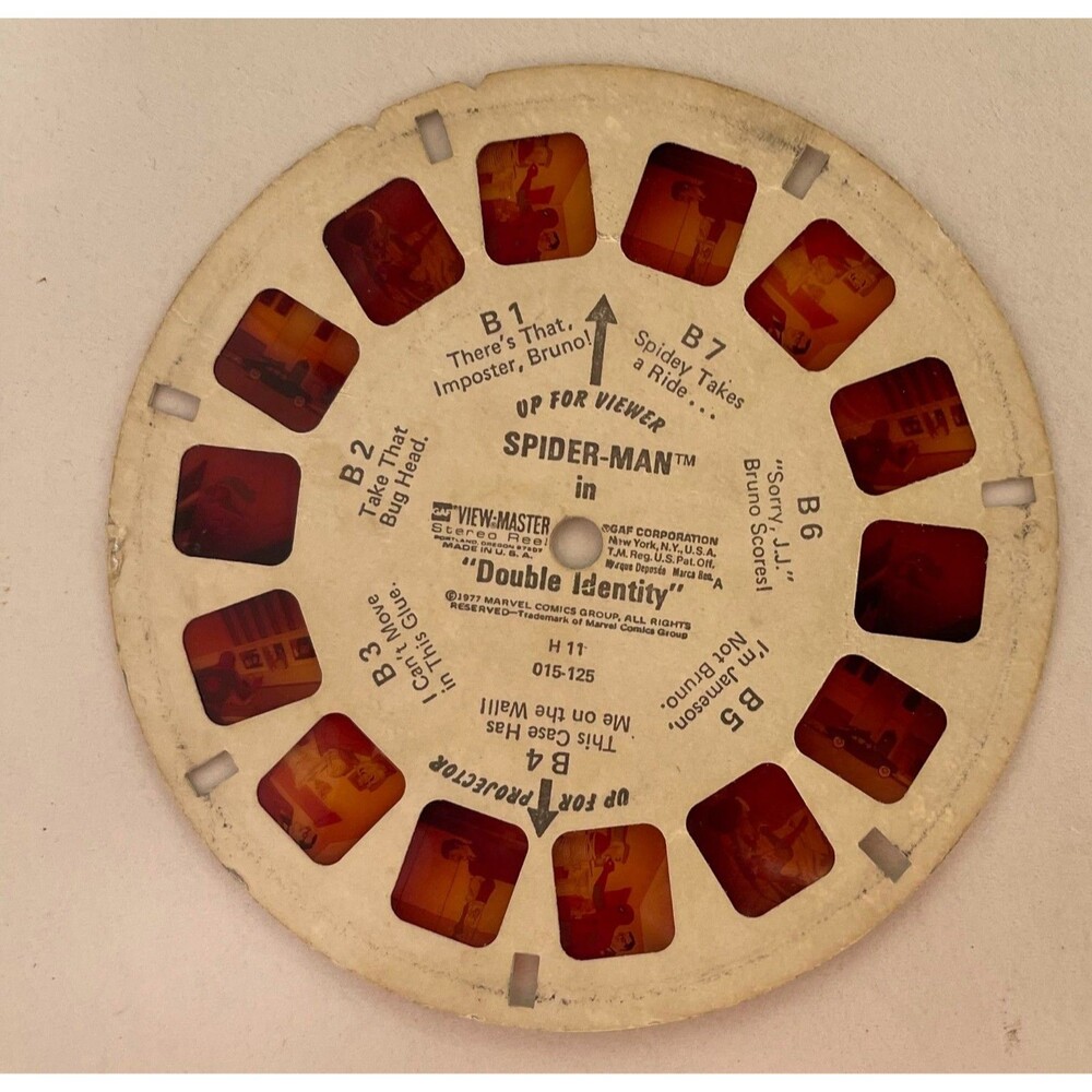 Cartoon Favorites The Amazing Spider-Man In Double Identity View-Master reels - Picture 3 of 4